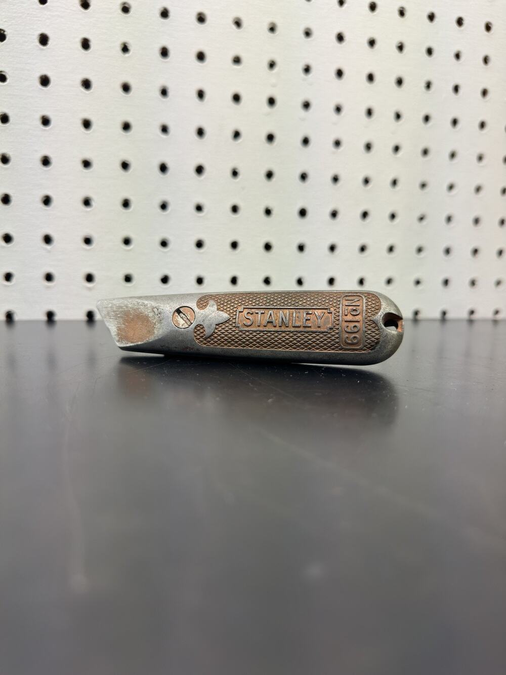 Vintage Stanley Aluminum No. 199 Fixed Blade Utility Knife Made In USA Used